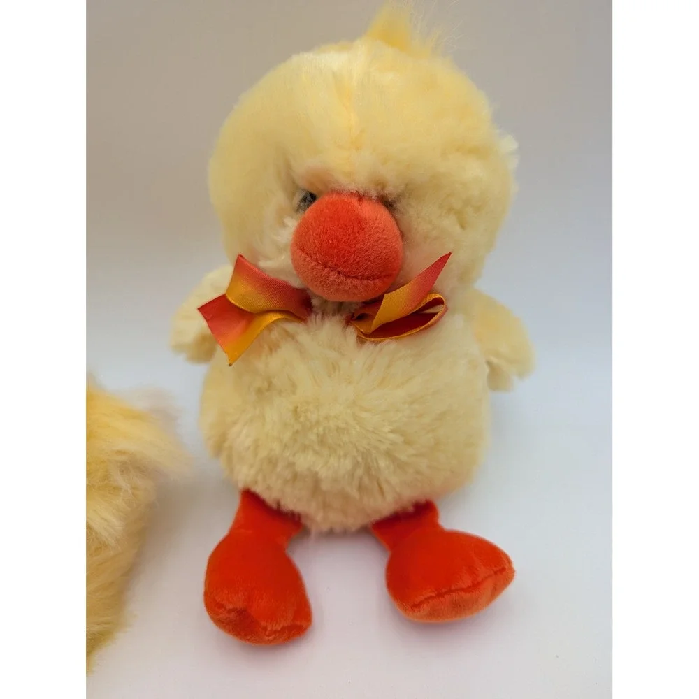 Russ Plush Waddles Chirples Duck Chick Lot Yellow Orange Easter Ducklings‎